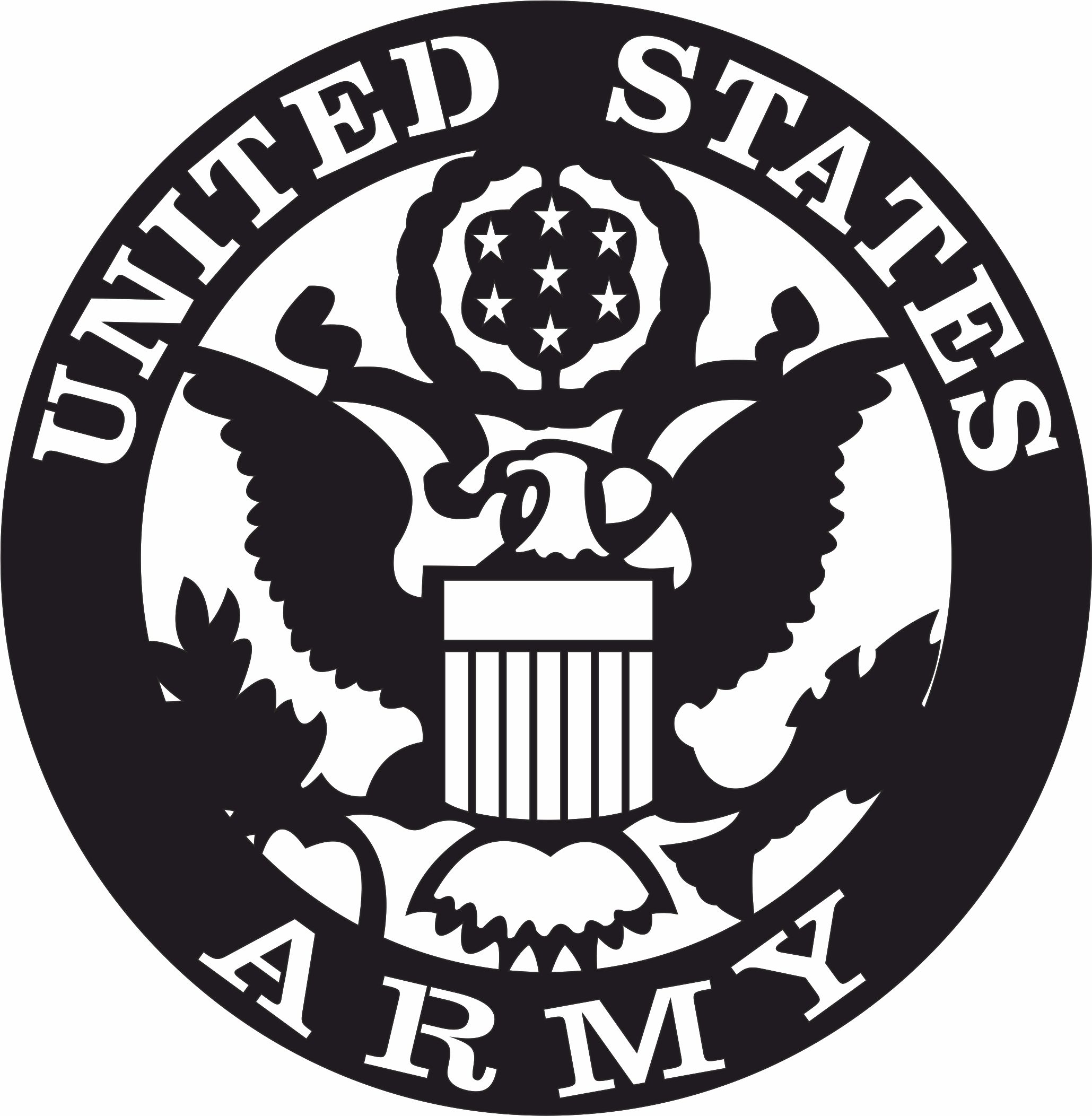 United states army logo - For Laser Cut DXF CDR SVG Files - free ...