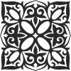 mandala Pattern decor - Para archivos DXF CDR SVG cortados con láser - descarga gratuita