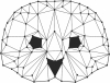 Geometric Polygon sea dog Head - Para archivos DXF CDR SVG cortados con láser - descarga gratuita
