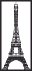 paris eiffel tower wall decor - For Laser Cut DXF CDR SVG Files - free download