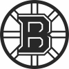 Boston Bruins ice hockey NHL team logo - For Laser Cut DXF CDR SVG Files - free download