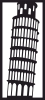 The Leaning Tower wall decor - Para archivos DXF CDR SVG cortados con láser - descarga gratuita