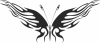 Butterfly clipart floral - Para archivos DXF CDR SVG cortados con láser - descarga gratuita