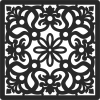 pattern  wall   Door decorative pattern   Wall - Para archivos DXF CDR SVG cortados con láser - descarga gratuita