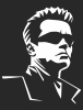 Arnold Schwarzenegger portrait clipart - Para archivos DXF CDR SVG cortados con láser - descarga gratuita