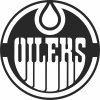 Edmonton Oilers ice hockey NHL team logo - fichier DXF SVG CDR coupe, prêt à découper pour plasma routeur laser