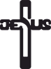 Jesus Cross wall sign - Para archivos DXF CDR SVG cortados con láser - descarga gratuita