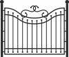 Decorative fences gates - For Laser Cut DXF CDR SVG Files - free download