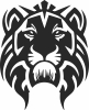Lion head clipart - Para archivos DXF CDR SVG cortados con láser - descarga gratuita