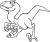dinosaur drawing clipart - fichier DXF SVG CDR coupe, prêt à découper pour plasma routeur laser
