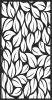decorative Wall door leaves panel - For Laser Cut DXF CDR SVG Files - free download