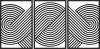 decorative Wall door geometric wall panels - Para archivos DXF CDR SVG cortados con láser - descarga gratuita