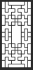pattern door wall Screen - Para archivos DXF CDR SVG cortados con láser - descarga gratuita