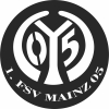 fsv mainz 05 Logo football - Para archivos DXF CDR SVG cortados con láser - descarga gratuita