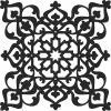 flower wall Pattern - For Laser Cut DXF CDR SVG Files - free download