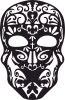 Sugar Skull Clipart - For Laser Cut DXF CDR SVG Files - free download