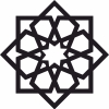 mandala persian art arabesque pattern - fichier DXF SVG CDR coupe, prêt à découper pour plasma routeur laser