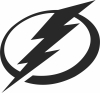 Tampa Bay Lightning ice hockey NHL team logo - For Laser Cut DXF CDR SVG Files - free download