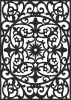 decorative panel door pattern - Para archivos DXF CDR SVG cortados con láser - descarga gratuita