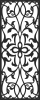 Decorative pattern door screen - For Laser Cut DXF CDR SVG Files - free download