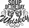 Sopa de whisky del día dxf archivos de arte svg- Para archivos DXF CDR SVG cortados con láser - descarga gratuita