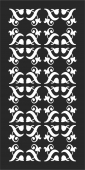 Decorative pattern wall screens panel for doors sign  - For Laser Cut DXF CDR SVG Files - free download