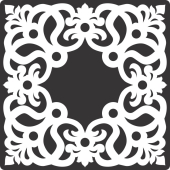 wall deocorative pattern decor - For Laser Cut DXF CDR SVG Files - free download
