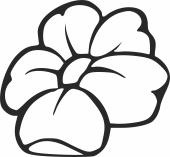 Floral flowers clipart - Para archivos DXF CDR SVG cortados con láser - descarga gratuita