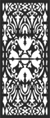 decorative panel door pattern - Para archivos DXF CDR SVG cortados con láser - descarga gratuita