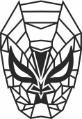 spiderman geometric cliparts - Para archivos DXF CDR SVG cortados con láser - descarga gratuita