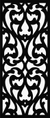 Free  Decorative pattern door design  For Laser Cut DXF CDR SVG Files