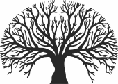 tree of life art decor - Para archivos DXF CDR SVG cortados con láser - descarga gratuita