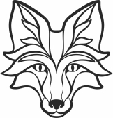 Wolf wall decor - Para archivos DXF CDR SVG cortados con láser - descarga gratuita