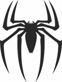 logo de Spiderman - pour les fichiers SVG DXF CDR découpés au Laser - téléchargement gratuit