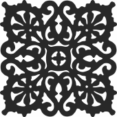 wall Pattern decor - For Laser Cut DXF CDR SVG Files - free download