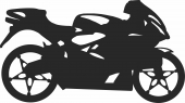 sport motorcycle  - For Laser Cut DXF CDR SVG Files - free download