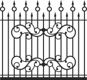 Gate Door Fence - Para archivos DXF CDR SVG cortados con láser - descarga gratuita
