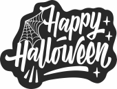 happy halloween clipart - For Laser Cut DXF CDR SVG Files - free download
