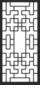 pattern door wall Screen - For Laser Cut DXF CDR SVG Files - free download