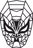 spider man geometric wall decor - Para archivos DXF CDR SVG cortados con láser - descarga gratuita