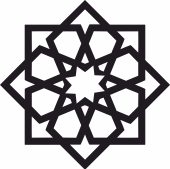 mandala persian art arabesque pattern - Para archivos DXF CDR SVG cortados con láser - descarga gratuita