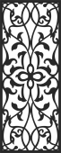 Decorative pattern door screen - Para archivos DXF CDR SVG cortados con láser - descarga gratuita