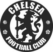 Logo de l&#39;équipe de football de Chelsea - pour les fichiers SVG DXF CDR découpés au Laser - téléchargement gratuit