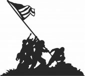 American Soldiers  - For Laser Cut DXF CDR SVG Files - free download