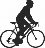 Cycle Silhouette  - For Laser Cut DXF CDR SVG Files - free download