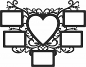 Family Ramka- For Laser Cut DXF CDR SVG Files - free download