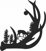 Deer  - For Laser Cut DXF CDR SVG Files - free download