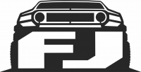 Car Fj - For Laser Cut DXF CDR SVG Files - free download