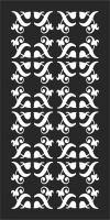 Decorative pattern wall screens panel for doors sign  - For Laser Cut DXF CDR SVG Files - free download