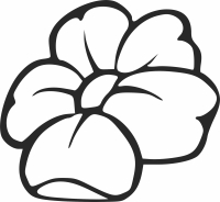 Floral flowers clipart - Para archivos DXF CDR SVG cortados con láser - descarga gratuita
